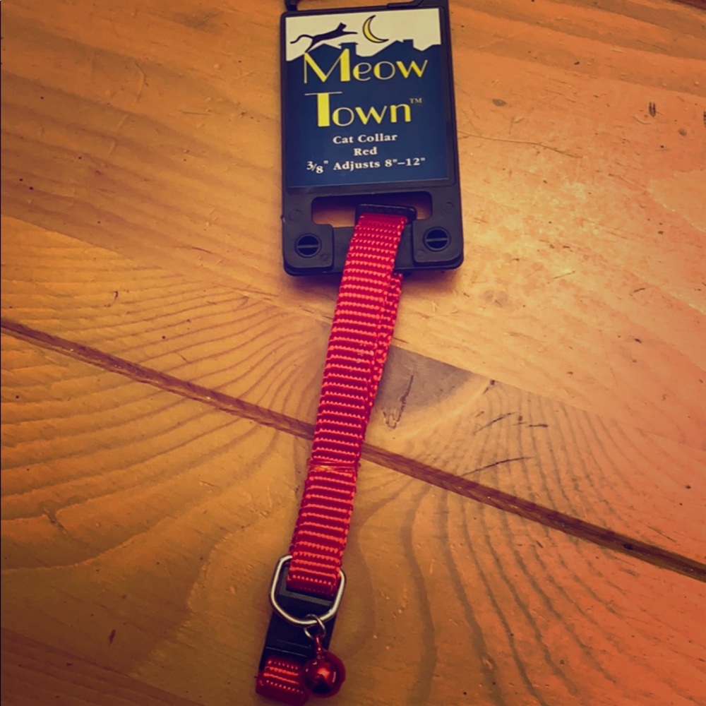 Meow Town Cat Collar Never used